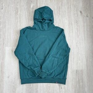 Gymshark Rest Day Essentials Oversized Heavy Hoodie - Dark Teal Women's XS Thick